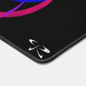 数々のカラーのトリプルリングや輪デスクマウスパッドマット デスクマット (コーナー)