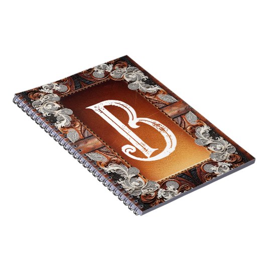 数々のカラーのレザーとレエレガントース素朴結婚の ノートブック (右側)