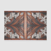 数々のカラーのレザーとレースのルック素朴ス結婚 薄葉紙 (正面)