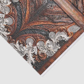 数々のカラーのレザーとレースのルック素朴ス結婚 薄葉紙 (詳細)