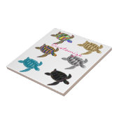 数々のカラーウミガメThunder_Cove タイル (側面)