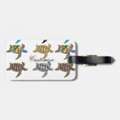 数々のカラーウミガメThunder_Cove ラゲッジタグ (裏面横)