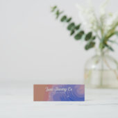 数々のカラーサーフ波ジュエリー名刺 スキニー名刺 (スタンド正面)