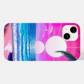 数々のカラービーチサンセット電話 Case-Mate iPhoneケース (裏面 (横))