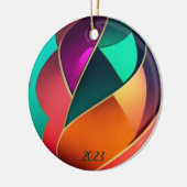 数々のカラーボール金属シニーオーナメント セラミックオーナメント (左)