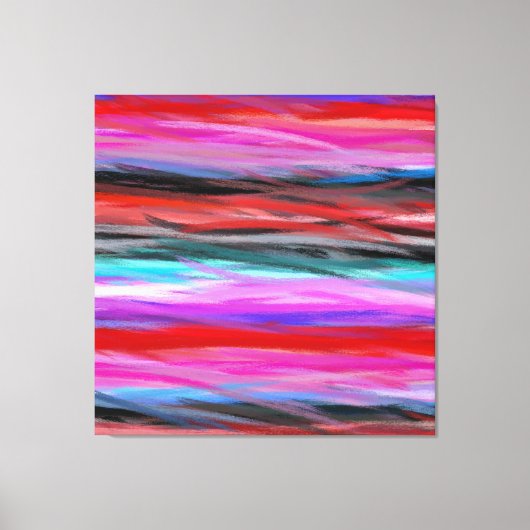 数々のカラーモダン抽象芸術ア絵画ート5 キャンバスプリント (正面)