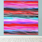 数々のカラーモダン抽象芸術ア絵画ート5 キャンバスプリント (インサイチュ (ウッドフロア))