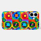 数々のカラー図形2 Case-Mate iPhoneケース (裏面 (横))