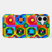 数々のカラー図形2 iPhoneケース (裏面横)