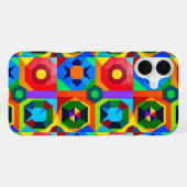 数々のカラー図形2 iPhoneケース (裏面横)