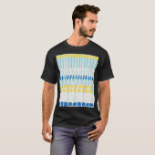 数々のカラー抽象芸術のシ絵を描ームレス背景 Tシャツ (正面フル)