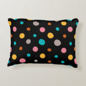 数々のカラー水彩ドット2 アクセントクッション (裏面)
