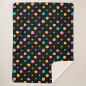 数々のカラー水彩ドット2 シェルパブランケット (正面)