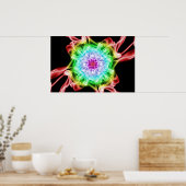 数々のカラー煙虹ポスター ポスター (キッチン)