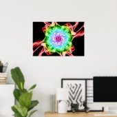 数々のカラー煙虹ポスター ポスター (ホームオフィス)