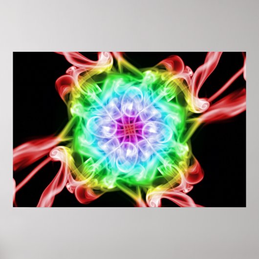 数々のカラー煙虹ポスター ポスター (正面)