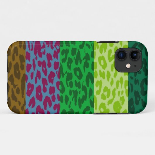 数々のカラーLeopardプリントスキンストライプパターン6 Case-Mate iPhoneケース (裏面(横))