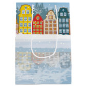 数々のクリスマス市 ミディアムペーパーバッグ (裏面)