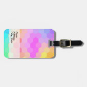 数々のシームレスパターン ラゲッジタグ (正面横)