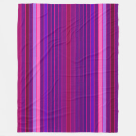 数々のストライプフリースブランケット フリースブランケット