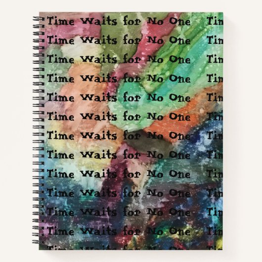 数々のスパイラルノート…待ち時間 ノートブック (正面)