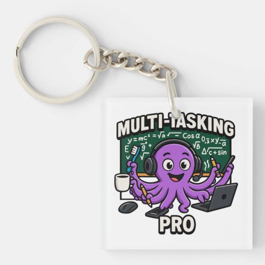 数々のタスキングOctopus Classroom Learner Pro キーホルダー (正面)