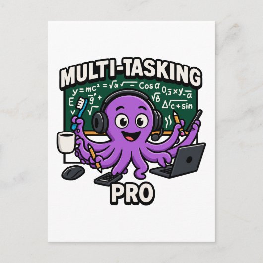 数々のタスキングOctopus Classroom Learner Pro シーズンポストカード (正面)