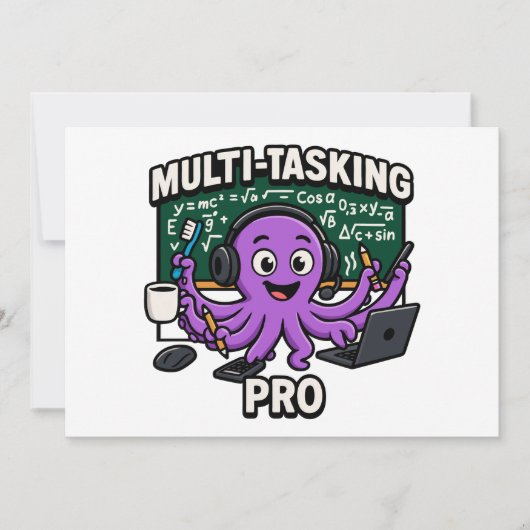数々のタスキングOctopus Classroom Learner Pro 招待状 (正面)