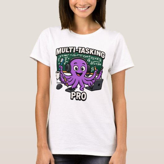 数々のタスキングOctopus Classroom Learner Pro Tシャツ (正面)