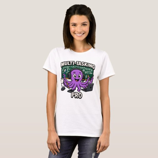 数々のタスキングOctopus Classroom Learner Pro Tシャツ (正面フル)