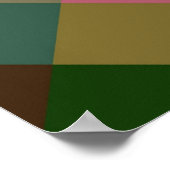 数々のダイヤモンドシームレスパターン2 ポスター (角)