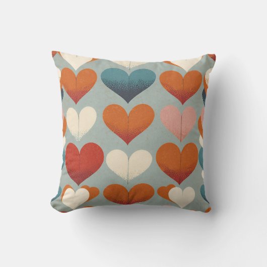 数々のハート | クッション (正面)