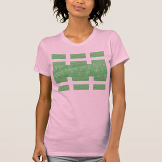 数々のパネルのデザインの効果 Tシャツ