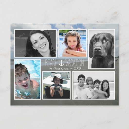 数々のフォトバケーション写真ホリデーポストカード シーズンポストカード (正面)