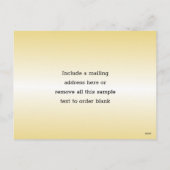 数々のフォトファミリーの新年の挨拶 シーズンポストカード (裏面)