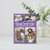 数々のフォトファミリーの新年の挨拶 シーズンポストカード (スタンド正面)