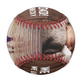 数々のフォトホーム走パパ父の日 野球ボール (正面)