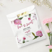 数々のフローラブライダルシャワー フェイバーバッグ (封をした状態)