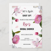 数々のフローラブライダルシャワー 招待状 (正面/裏面)