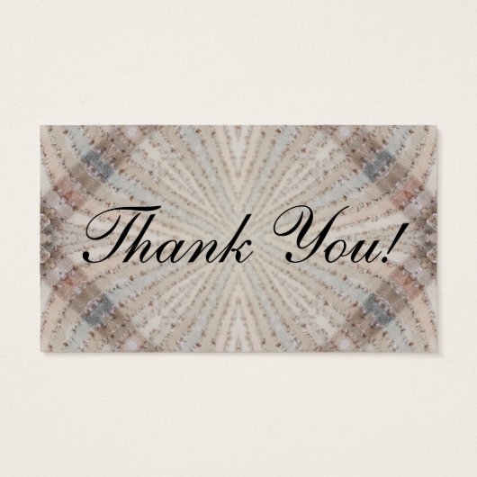 数々のプラットフォーム5つ星の評価フィードバックカード (裏面)