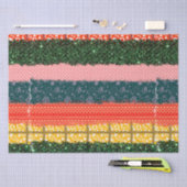 数々のプリントティッシュペーパー 薄葉紙 (クラフト)