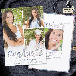 数々のモダンカラー・ブラシ 案内状