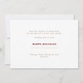 数々のモダン写真 シーズンカード (裏面)