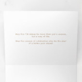 数々のモダン写真 三つ折りクリスマスカード (内部最初)