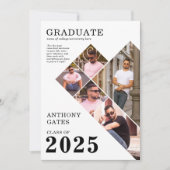 数々のモダン卒業生 案内状 (正面)