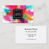 数々のモダン色抽象芸術カッコいい蕪林 名刺 (正面/裏面)