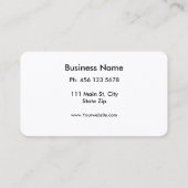 数々のモダン色抽象芸術カッコいい蕪林 名刺 (裏面)