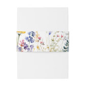 数々のモダン花モノグラ結婚ム 招待状ベリーバンド (裏面例)