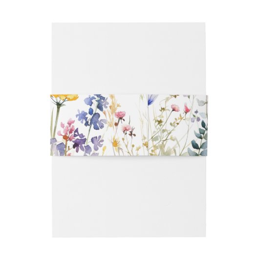 数々のモダン花モノグラ結婚ム 招待状ベリーバンド (裏面例)