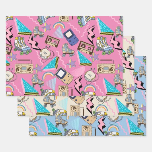 数々のラッピング紙フラットシートセット3 ラッピングペーパーシート (セット)